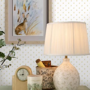 Laura Ashley Wood Violet Ochre Yellow Removable Wallpaper Sample