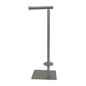 Claremont Free Standing Toilet Paper Holder in Brushed Nickel