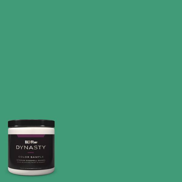 BEHR DYNASTY 8 oz. #MQ6-42 Dancing Jewel One-Coat Hide Eggshell Enamel Stain-Blocking Interior Paint & Primer Sample