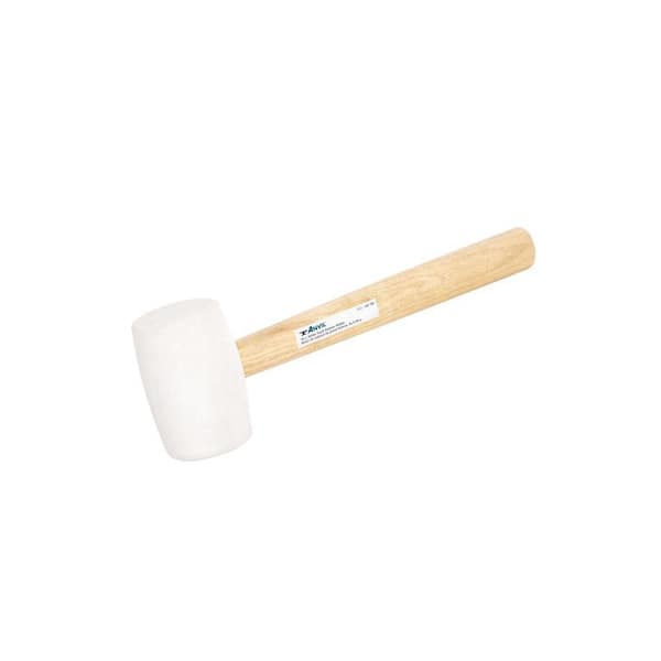 Stanley 16 oz. White Rubber Mallet STHT56145 - The Home Depot