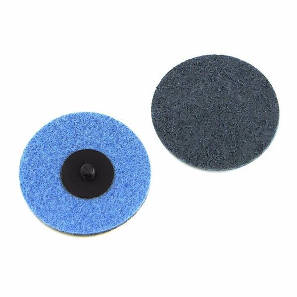 50-3/" Roloc Zirconia Quick Change Sanding Disc 120 Grit and Mandrel