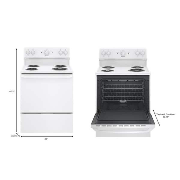 RBS360DMWW Hotpoint Hotpoint® 30 Free-Standing Standard Clean Electric  Range