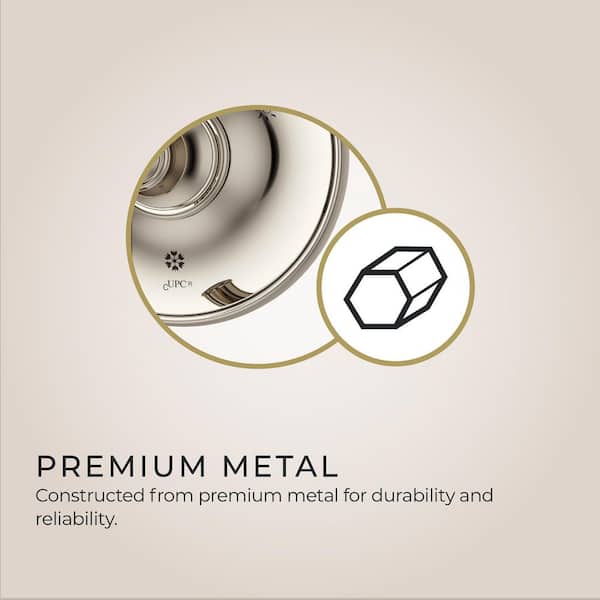 Pfister 016-TB1 Tisbury Diverter Valve Trim – Polished Nickel, Two-Way Diverter For Shower Systems