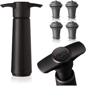 WineFresh Wine Saver Pump with Vacuum Wine Stopper - Keep Your Wine Fresh for up to 10 Days (Set of 4)