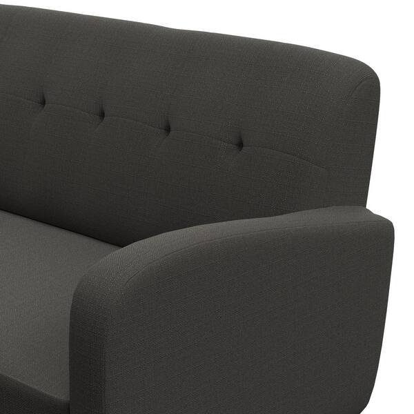 2 seater sofa charcoal