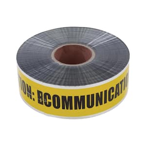 3 in. Detectable Underground Line Tape, Yellow