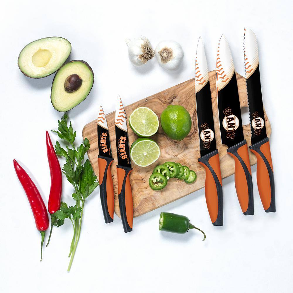 San Francisco Giants 5-Piece Stainless Steel Kitchen Knife Set