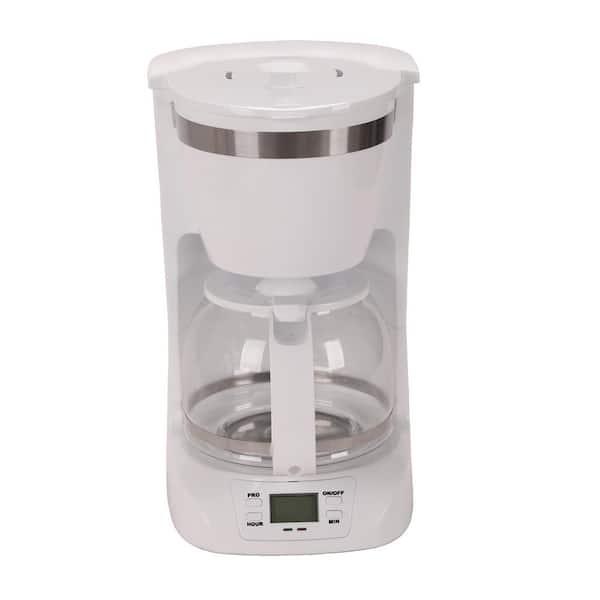 Mainstays White 12-Cup Drip Coffee Maker, New 
