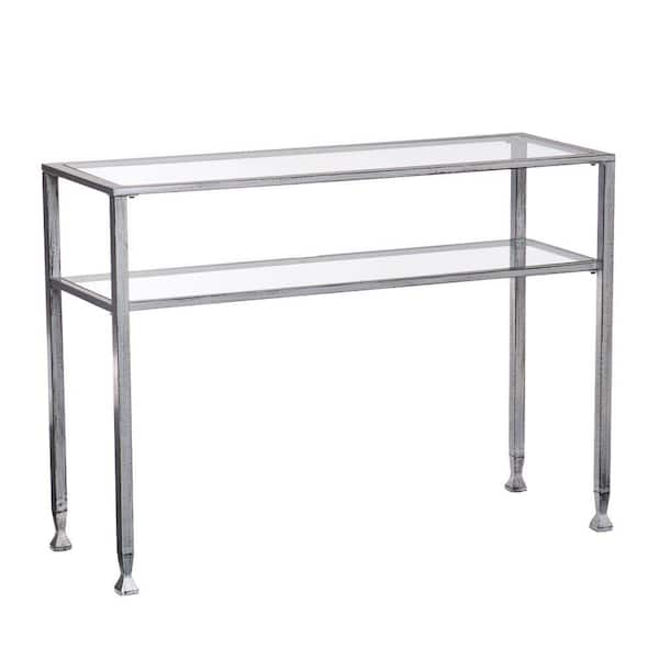 Standard Rectangle Glass Console Table, Long Glass Console Table