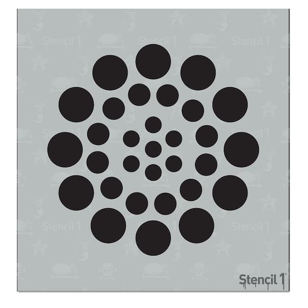 Stencil1 Asian Dots Small Stencil