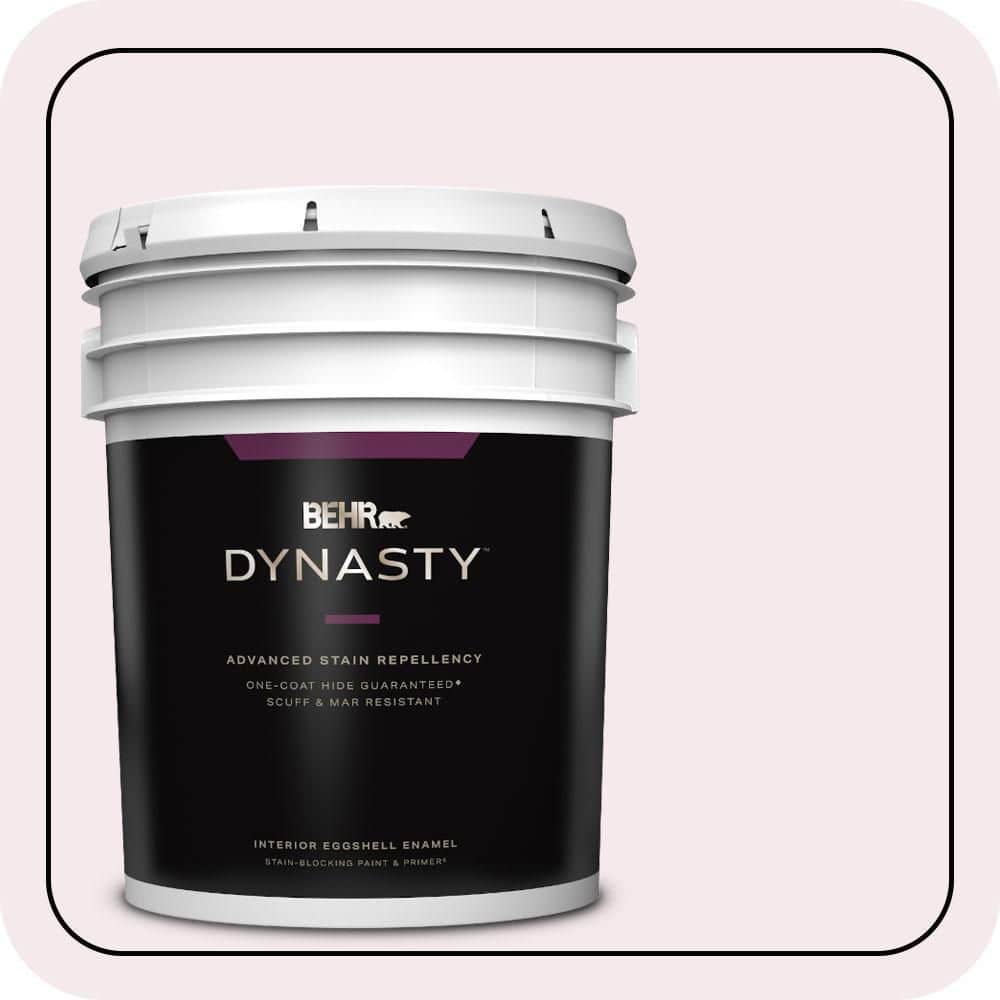 5 gal. #100A-1 Barely Pink Eggshell Enamel Interior Stain-Blocking Paint & Primer price history on PriceWatchPro