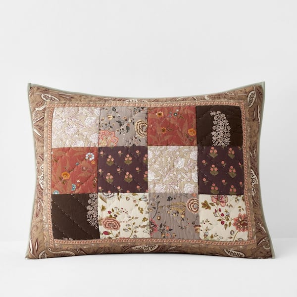 The Company Store Sumatra Patch Multi Cotton Standard Sham