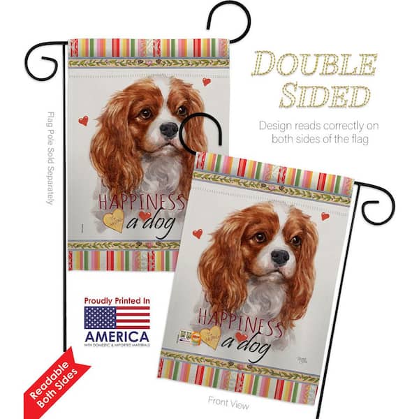 Mommy's Little Pumpkin Cavalier King Charles Spaniel Garden Flag Mommy's Little Pumpkin Cavalier King Charles Spaniel Garden Flag