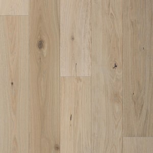 French Oak Augusta 3/8 in. T x 6.5 in. W Tongue and Groove Wire Brushed Engineered Hardwood Flooring 29.84 sq. ft./Case