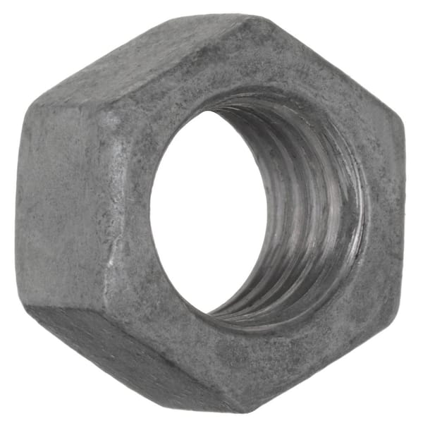 Everbilt - 1/2 in.-13 tpi Galvanized Hex Nut (50-Pack)