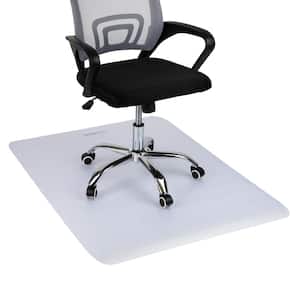 Clear PVC Office Chair Mat for Carpet with Carpet Grips 47 in. L x 35.25 in. W x 0.1 in. H