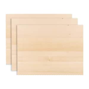 3/4 in. x 11 in. x 14 in. Edge-Glued Basswood Hardwood Boards (3-Pack)