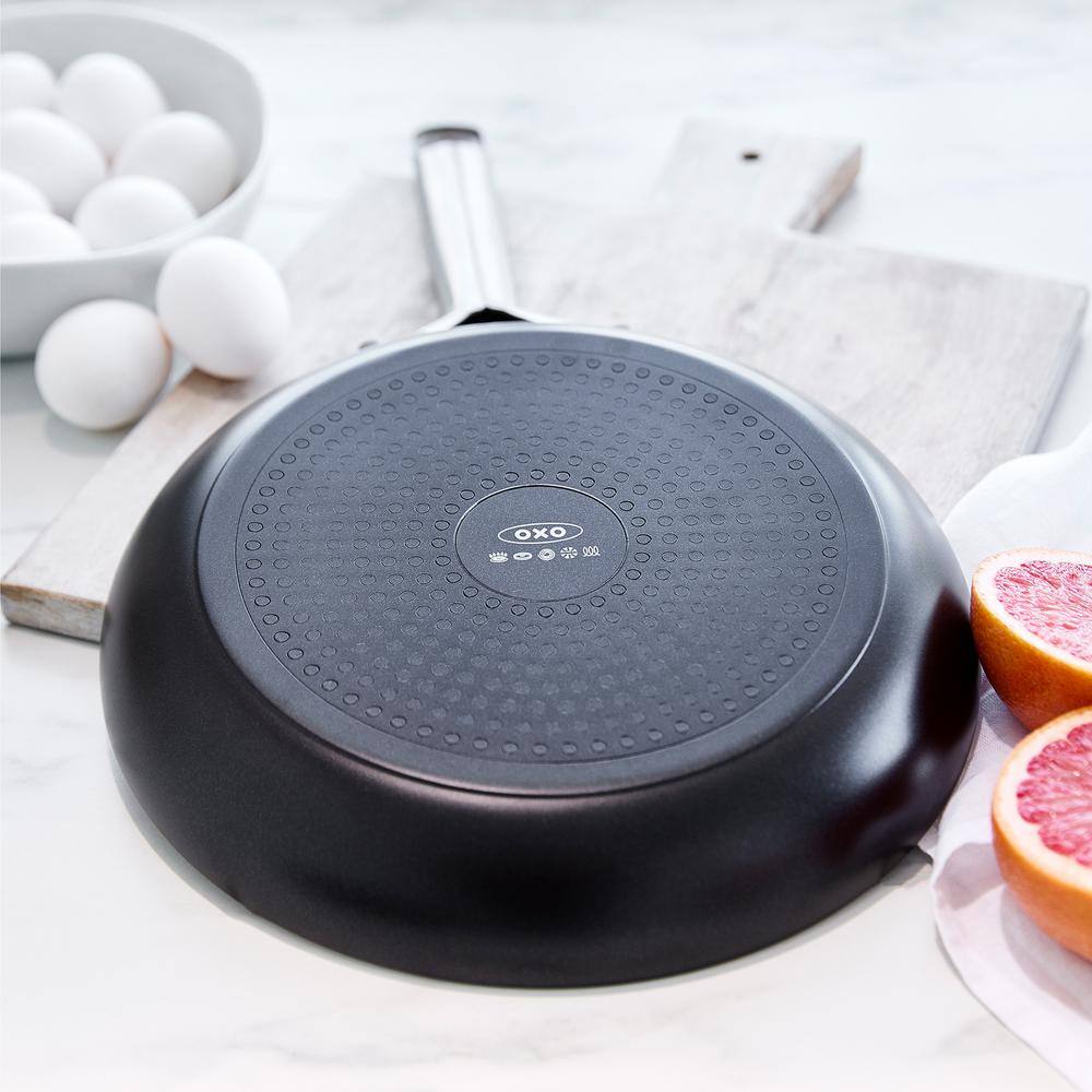 OXO Agility Black Aluminum 10-Piece Nonstick Cookware Set