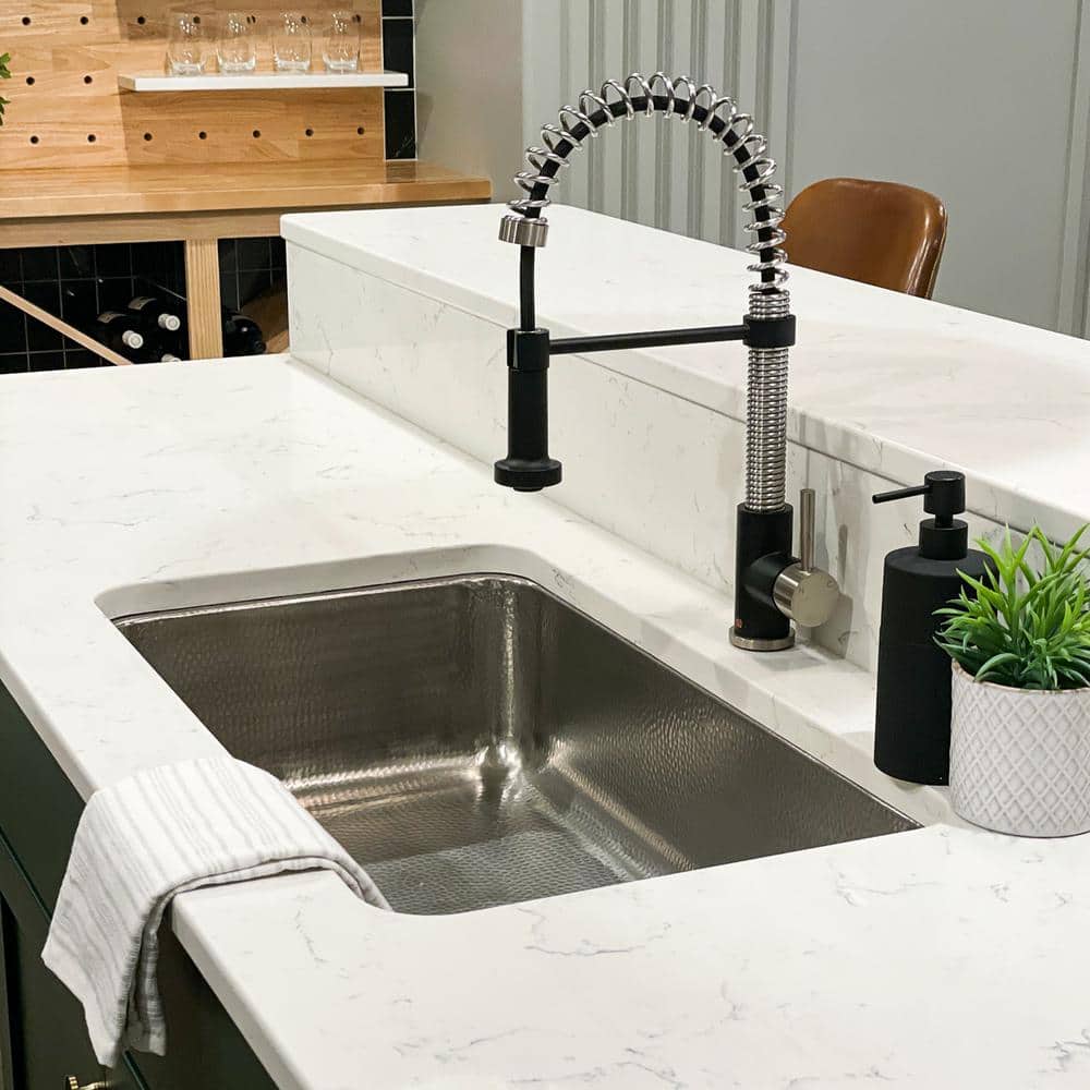 Taylor Hammered Stainless Steel Single Bowl Undermount Sink