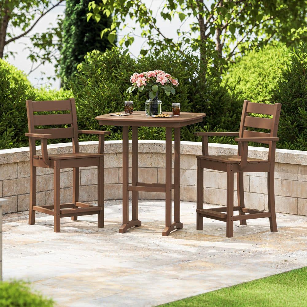 Grant Park 3-Piece Counter Set in Teak price history on PriceWatchPro