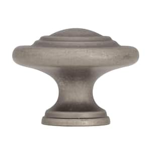Inspirations 1-3/4 in. (44mm) Classic Weathered Nickel Round Cabinet Knob