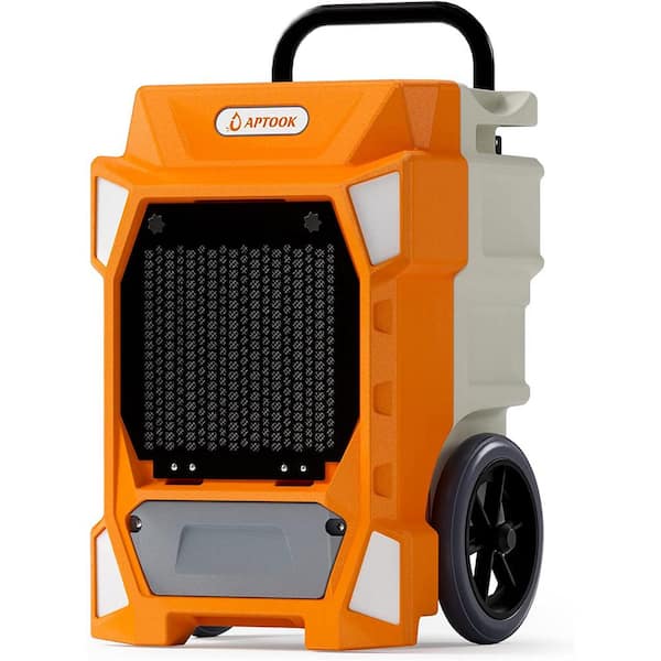 Unbranded 190 pt. 7500 sq. ft. Commercial Dehumidifiers in Orange for Basement, Garage, Warehouse, with Drain Hose and Pump