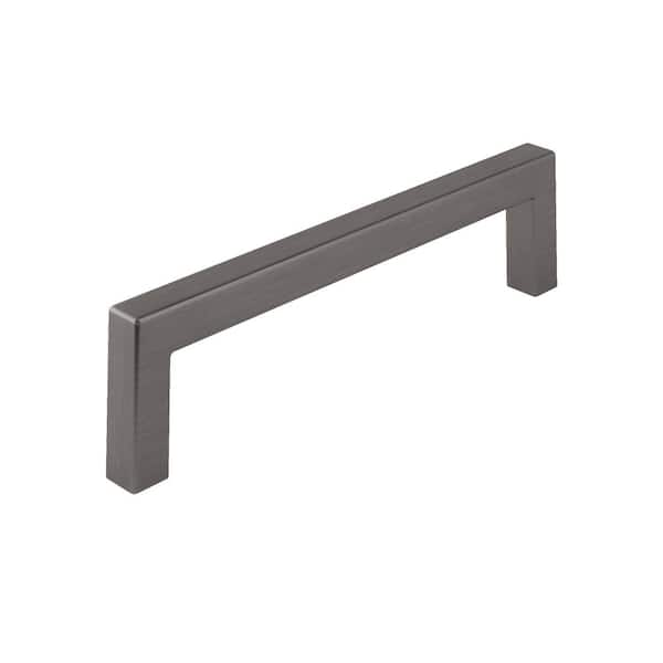 Richelieu Hardware Lambton Collection 5 1/16 in. (128 mm) Antique Nickel Modern Rectangular Cabinet Bar Pull