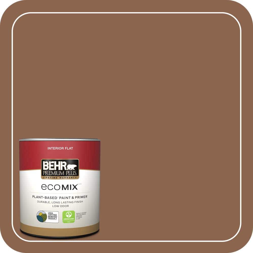 1 qt. #MQ2-01 Burnished Brandy Flat EcoMix Plant-Based Interior Paint & Primer price history on PriceWatchPro