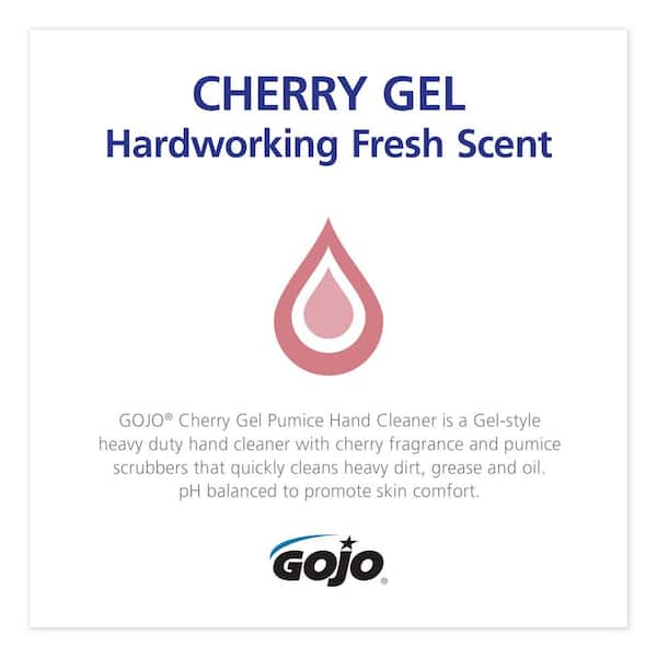 Gojo Cherry Gel Hand Cleaner with Pumice – Gallons