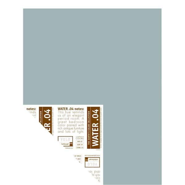 YOLO Colorhouse 12 in. x 16 in. Water .04 Pre-Painted Big Chip Sample