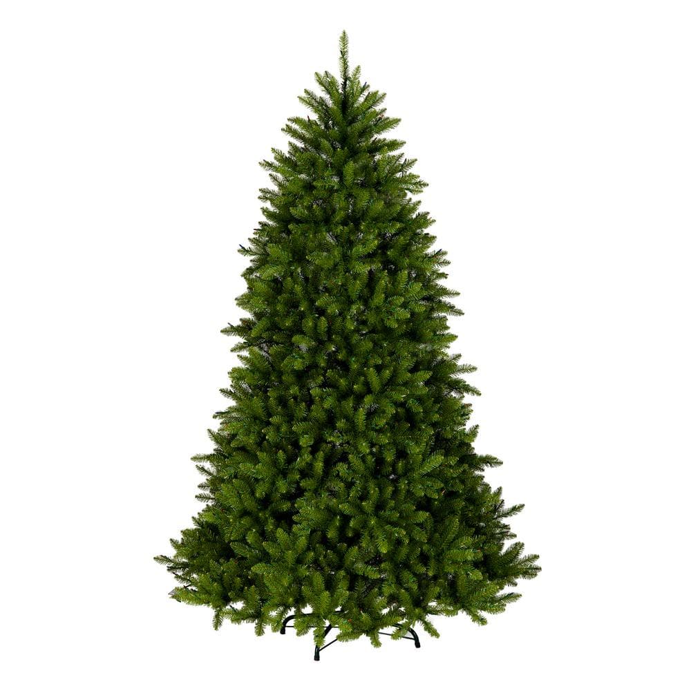 7.5 ft Pre-Lit Fir Artificial Christmas Tree with Multicolor Lights