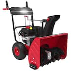 Powersmart 22 In Two Stage Manual Start Gas Snow Blower Db7622h The Home Depot