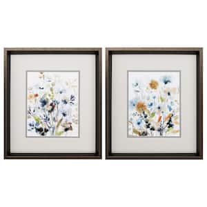 15 in. X 17 in. Brushed Silver Gallery Picture Frame Holland Spring Mix (Set of 2)