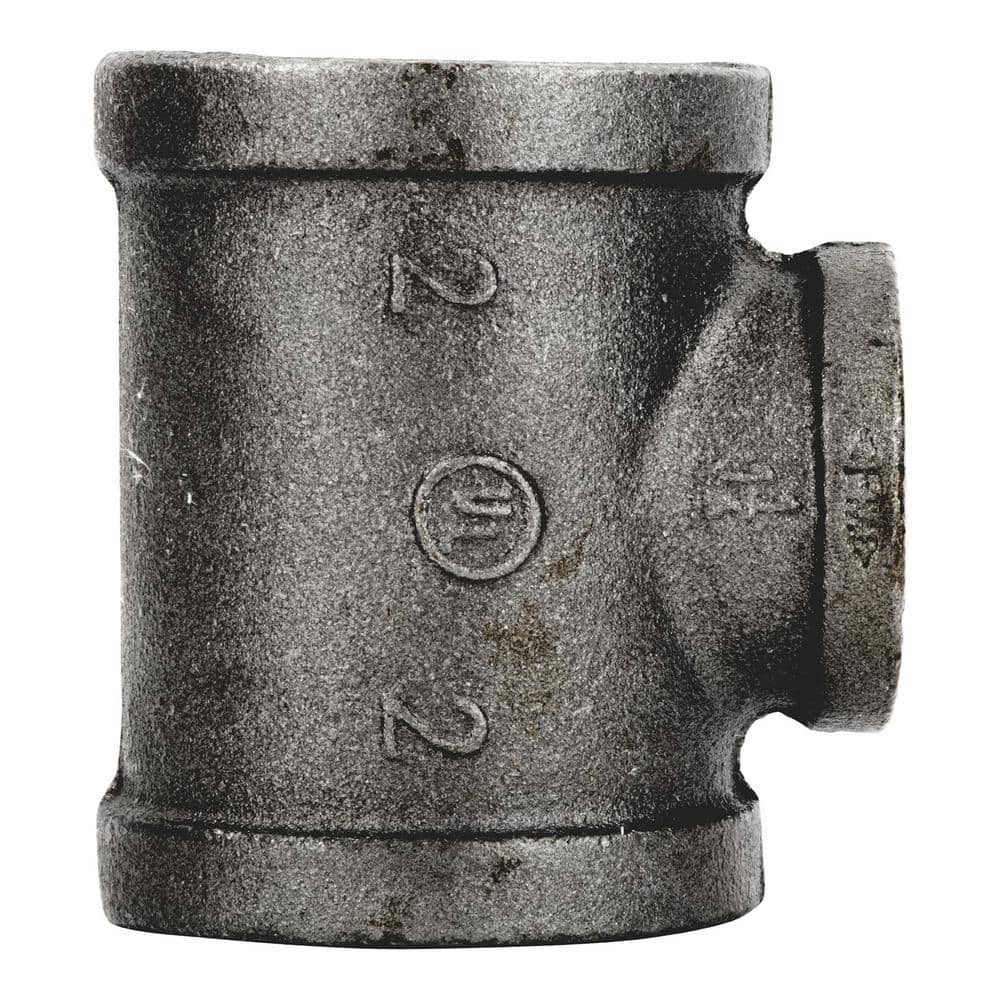 2 in. x 2 in. x 1-1/4 in. Black Iron Reducing Tee price history on PriceWatchPro