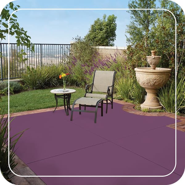 BEHR PREMIUM 1 gal. #OSHA-4 OSHA SAFETY PURPLE Solid Color Flat