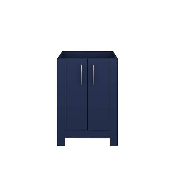 VOLPA USA AMERICAN CRAFTED VANITIES Austin 24 in. W x 20 in. D x 35 in. H Bath Vanity Cabinet without Top in Navy