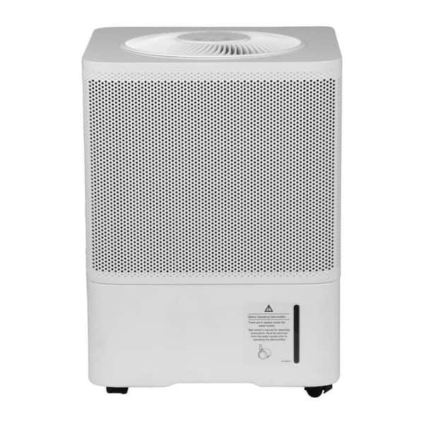 50 pt. for Wet Rooms up to 5000 sq. ft. Residential Dehumidifier with Built-in. Pump in White, Wi-Fi, ENERGY STAR