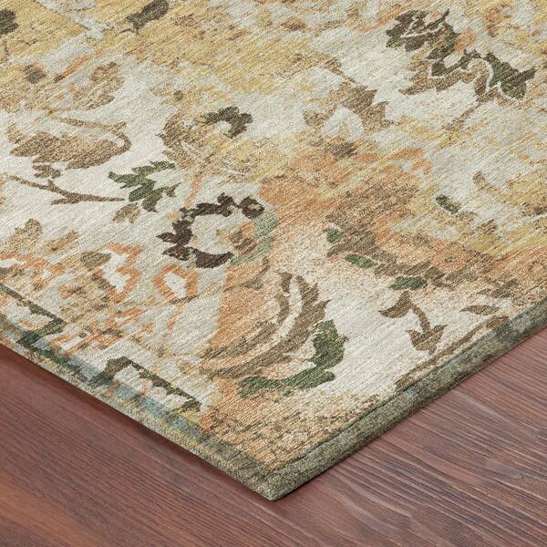 Chantille Machine Washable Indoor/Outdoor Abstract ACN2791 Copper 10 ft. x 14 ft. Area Rug