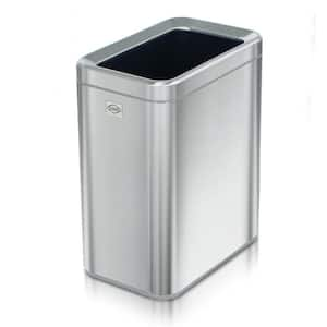 2.6 Gal. Stainless Steel Slim Open Top Waste Bin