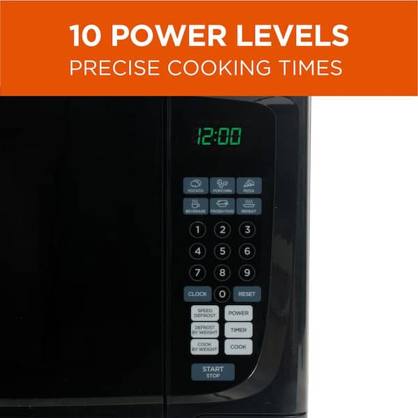  COMMERCIAL CHEF 1.6 Cubic Foot Microwave with 10 Power