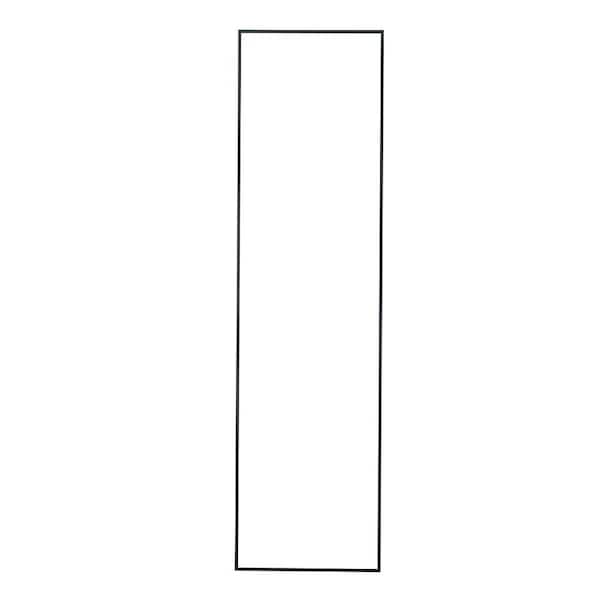 Unbranded 13.8 in. W x 48 in. H Rectangular Aluminum Framed Wall Mount or Floor Standing Modern Decorative Bathroom Vanity Mirror