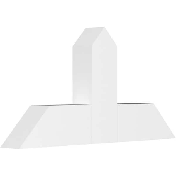 Ekena Millwork Portland 36 in. W x 18 in. H x 4 in. D Signature Polyurethane Bracket