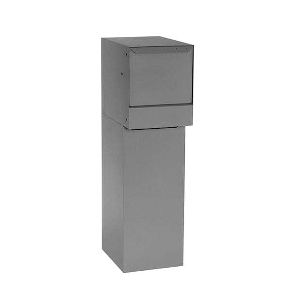 dVault Gray Package Drop Vault Wall-Mount (Top Only) Mailboxes