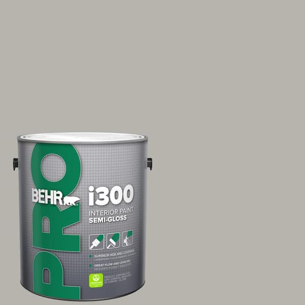 BEHR PRO 1 gal. #PPU24-11 Greige Semi-Gloss Interior Paint