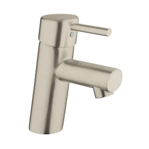 Concetto New Single Hole Single-Handle Bathroom Faucet in Brushed Nickel InfinityFinish