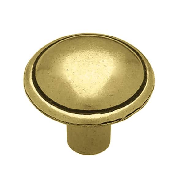 Liberty Domed Top 1 in. (26mm) Antique English Round Cabinet Knob