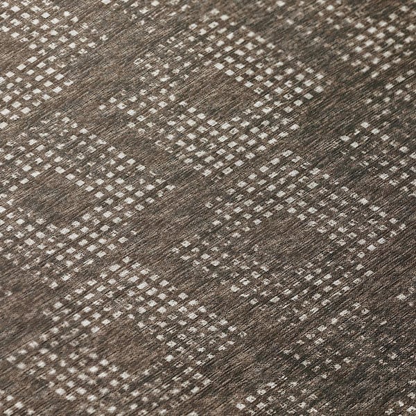 Addison Rugs Eleanor Grey 9 ft. x 12 ft. Geometric Indoor/Outdoor Washable  Area Rug AER31SI9X12 - The Home Depot