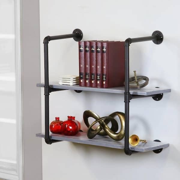 IRIS 67.72 in. Brown 4-shelf Baker's Rack with Storage Adjustable