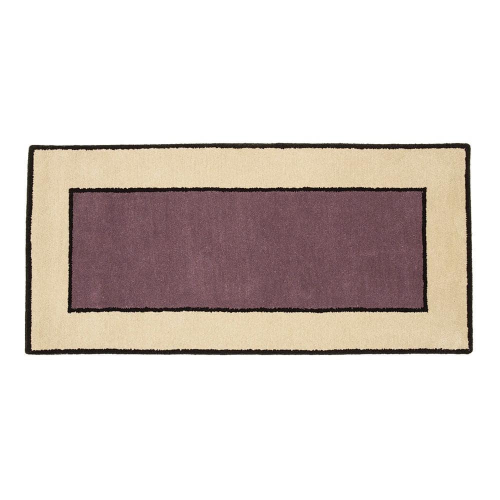 ACHLA DESIGNS 2 ft. x 5 ft. Contemporary II Rectangular Hearth Rug ...