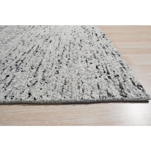 Gray 6 ft. x 9 ft. Elegant Hand Knotted Wool Transitional Modern Flat Weave Premium Rectangle Indoor Area Rugs